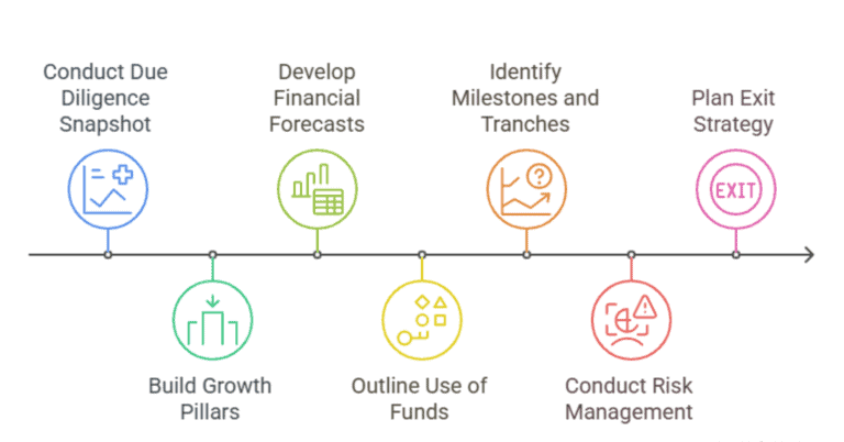 SMB roadmap timeline with seven key steps.