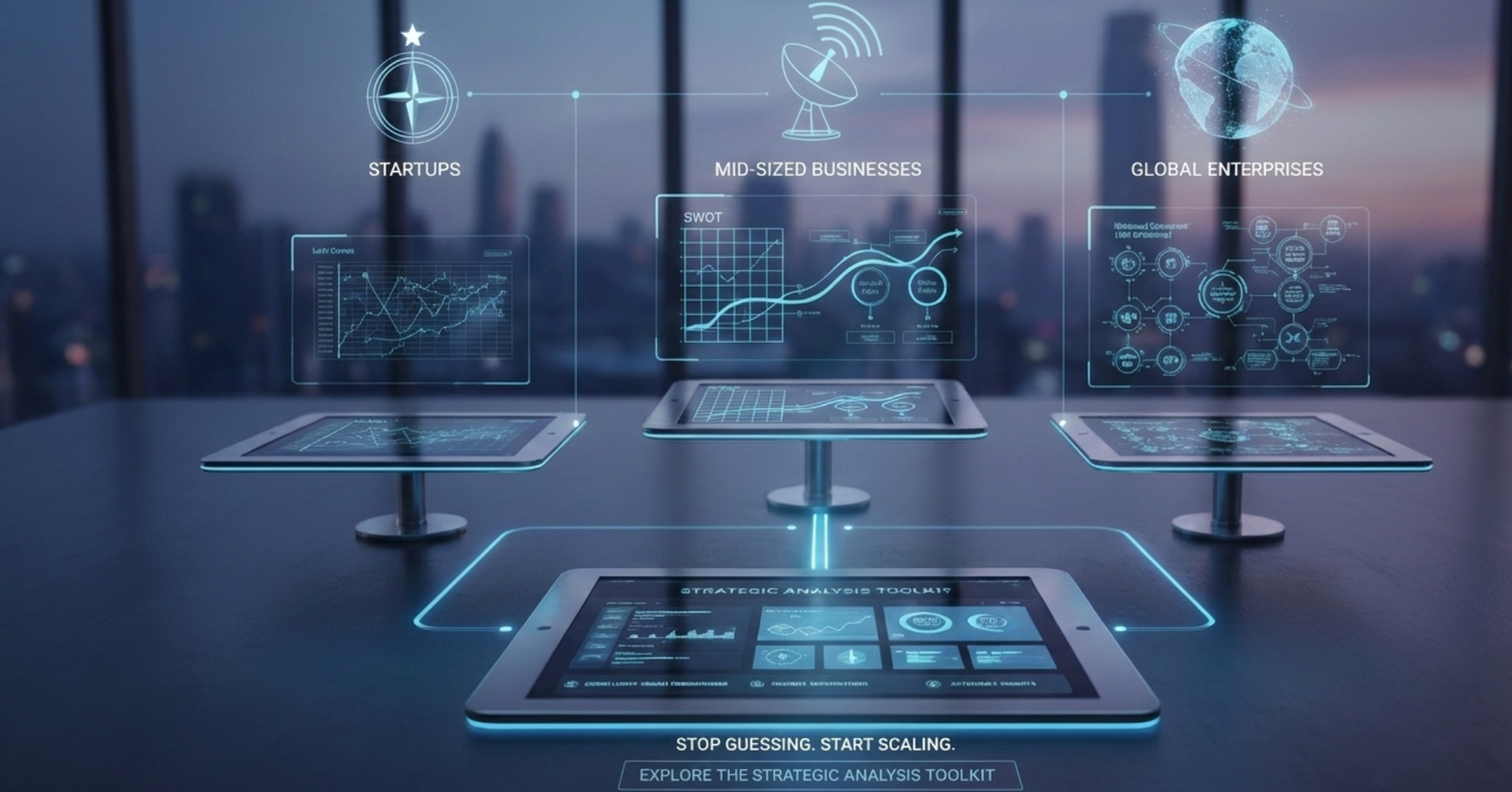 Digital strategy tools for businesses and enterprises.