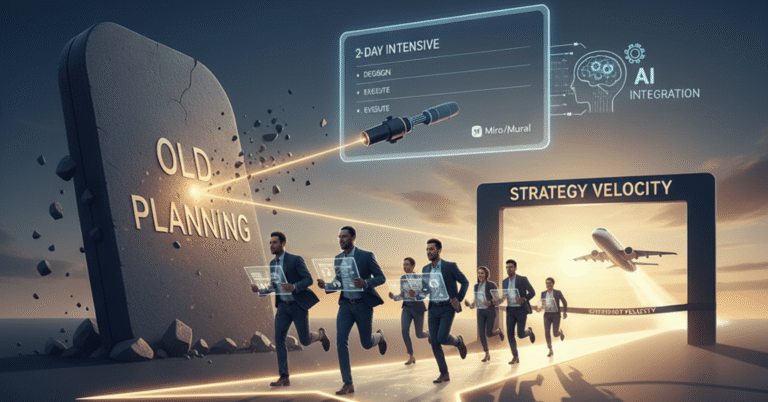 Transition from old planning to AI integration strategy.